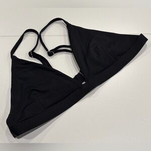 Women's Black Swimsuit Top Bikini Size Small GUC